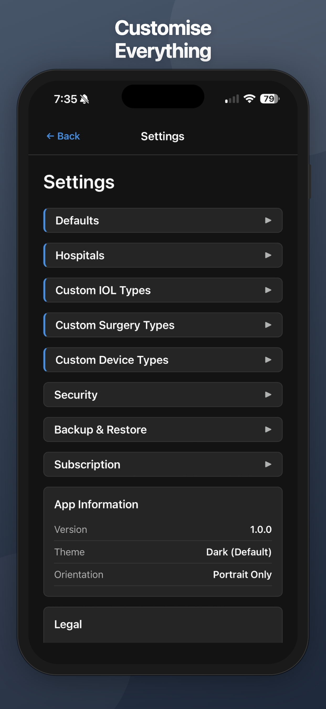 Customise Everything